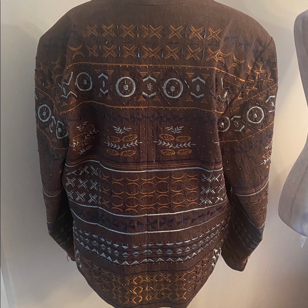 Coldwater Creek size 16 embellished jacket - Picture 7 of 12